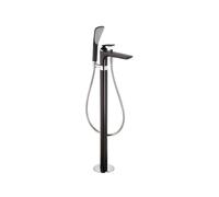 Kludi Balance - Grifo de suelo para bañera, negro mate/cromo 525908775
