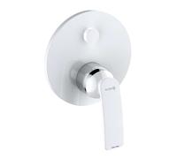 Kludi Balance - Grifo empotrado para 2 dispositivos, blanco/cromo 527599175