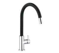 Kludi Bingo Star XS - Grifo de fregadero, cromo/negro mate 468518778