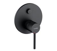 Kludi Bozz grifo de bañera y ducha empotrado negro 387593976