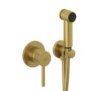 Kludi Bozz grifo de bidé con rociador empotrado oro 38998N076