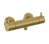 Kludi Bozz - Grifo de ducha termostático, oro cepillado 35203N038