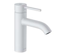 Kludi Bozz - Grifo de lavabo con desagüe Push-Open, blanco mate 382885376