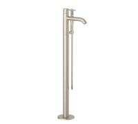 Kludi Bozz - Grifo de suelo para bañera, níquel cepillado 38590N576