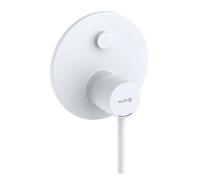 Kludi Bozz - Grifo empotrado para 2 dispositivos, blanco mate 387595376