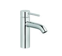 KLUDI BOZZ Mezclador monomando de lavabo, altura de caño 100 mm, juego de desagüe PUSH-OPEN, 382880576, Color: cromado