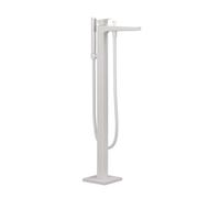 Kludi Decus - Grifo de bañera de suelo, con accesorios, blanco mate 545905375