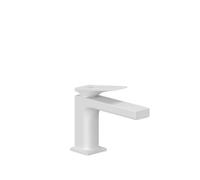 Kludi Decus - Grifo de lavabo con caño Push-Open, EcoPlus, blanco mate 542675375