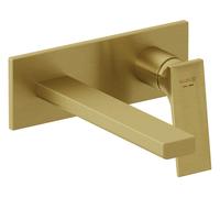 Kludi Decus - Grifo empotrado para lavabo, oro cepillado 54244N075
