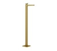 Kludi Decus - Grifo monomando de lavabo de pie, oro cepillado 54595N075