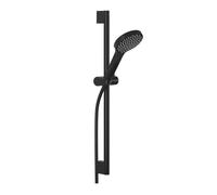 Kludi Dive - Conjunto de cabezal de ducha, barra y manguera, negro mate 6961039-00