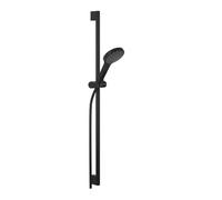 Kludi Dive - Conjunto de cabezal de ducha, barra y manguera, negro mate 6991039-00