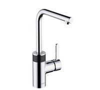 Kludi E-Go - Grifo electrónico para fregadero, alimentación por batería, cromo 422300575