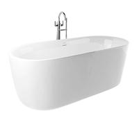 Kludi Elin - Bañera independiente, 180x80 cm, blanco brillante 52BF0243
