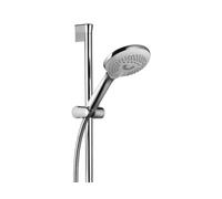 Kludi Freshline - Cabezal de ducha con manguera y barra 60 cm, 3 chorros, cromo 6793005-00