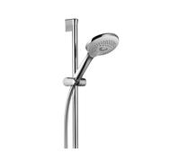 Kludi Freshline - Cabezal de ducha con manguera y barra 90 cm, 3 chorros, cromo 6794005-00