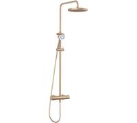 Kludi Logo Neo conjunto de ducha a pared con termostato con rociador con efecto lluvia || 68082N1-00
