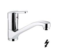 Kludi Logo Neo - Grifo monomando de fregadero, cromo 379190575