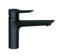 KLUDI MIX Mezclador monomando de fregadero, palanca cerrada, 329043975, Color: negro mate