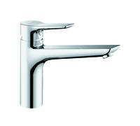 KLUDI MIX Mezclador monomando de fregadero, palanca cerrada, baja presión, Eco, cromo, 329050575