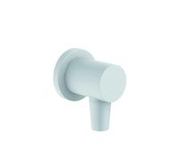 KLUDI NOVA FONTE Codo de conexión de manguera purista DN 15, 2054353-15, Color: Blanco mate