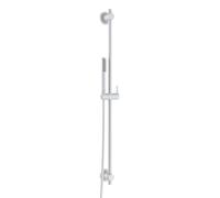 Kludi Nova Fonte - Conjunto de alcachofa de ducha, barra y manguera, blanco mate 2084053-15