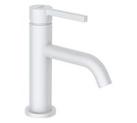 Kludi Nova Fonte - Grifo de lavabo con desagüe Push-Open, blanco mate 202665315