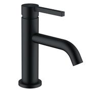 Kludi Nova Fonte - Grifo de lavabo con desagüe Push-Open, negro mate 202663915