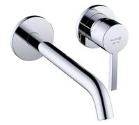 Kludi Nova Fonte - Grifo empotrado de lavabo, montaje de 2 orificios, cromo 202450515