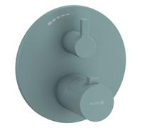 Kludi Nova Fonte - Grifo termostático de ducha empotrado, azul petróleo mate 20885O315