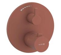 Kludi Nova Fonte - Grifo termostático de ducha empotrado, ladrillo mate 20885O515