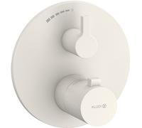 Kludi Nova Fonte - Grifo de ducha termostática empotrada, gris claro mate 20885O215