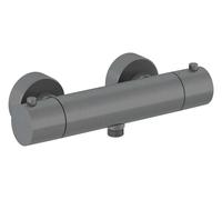 Kludi Objekta grifo para ducha a pared con termostato negro 35200N238