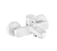 Kludi Pure&Easy - Grifo de bañera, cromo/blanco 376819165