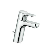 Kludi Pure&Easy - Grifo de lavabo con desagüe plástico, cromo 371900565