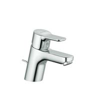 Kludi Pure&Easy - Grifo de lavabo con desagüe plástico, cromo 372850565