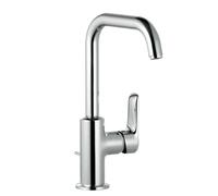 Kludi Pure&Solid - Grifo de lavabo con caño giratorio, cromo 340240575