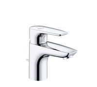 Kludi Pure&Solid - grifo de lavabo, con caño, EcoPlus, cromo 343880575WR4