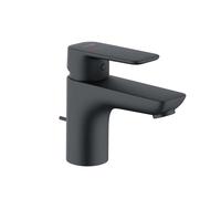 Kludi Pure&Style - grifo de lavabo, con caño, EcoPlus, negro mate 403883975
