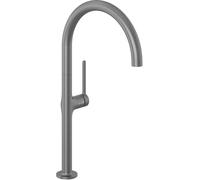 Kludi Reef grifo de cocina de pie negro 50803N275
