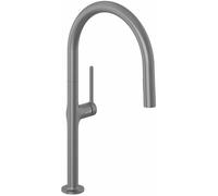 Kludi Reef grifo de cocina de pie negro 50851N275