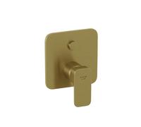 Kludi Renon - Grifo empotrado para 2 aparatos, oro cepillado 42763N075