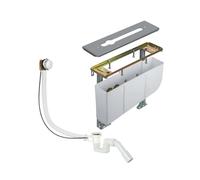 Kludi Rotexa - Juego de desagüe y cuerpo para grifo de borde de bañera de 3 orificios 7880205-00