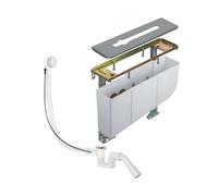 Kludi Rotexa - Juego de desagüe y cuerpo para grifo de borde de bañera de 3 orificios 7881205-00