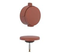 Kludi Rotexa - Juego superior para desagüe de bañera y juego de rebosadero con relleno, ladrillo mate 71826O5-00