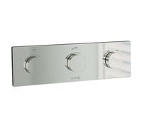 Kludi Tronic - Grifo empotrado termostático para 2 dispositivos, cromo 3830005-00