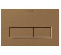 Kludi Unifix - Pulsador de descarga, bronce cepillado 32PP01N1