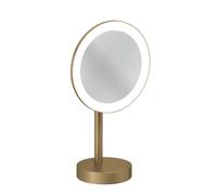 Kludi Vela R - Espejo cosmético con iluminación LED, bronce cepillado 58995N1F