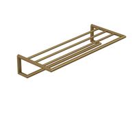 Kludi Vela R - Toallero con estante, longitud 62 cm, bronce cepillado 58989N1