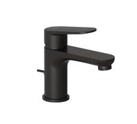 Kludi X1 - Grifo de lavabo, con desagüe, negro mate 322663975